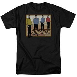 Star Trek - St / Star Trek Classic Adult T-Shirt In Black