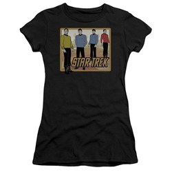 Star Trek - St / Star Trek Classic Juniors T-Shirt In Black
