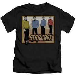 Star Trek - St / Star Trek Classic Little Boys T-Shirt In Black