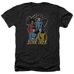Star Trek - Mens Warp Factor 4 Heather T-Shirt