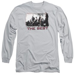Ncis - Mens The Best Long Sleeve Shirt In Silver
