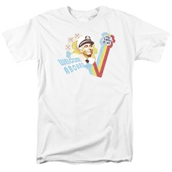 Cbs - Love Boat / Welcome Aboard Adult T-Shirt In White
