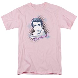 Cbs - Happy Days / The Coolest Adult T-Shirt In Pink