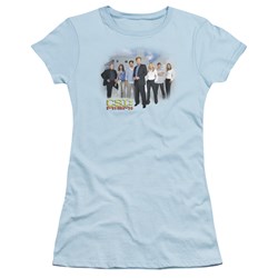 Cbs - Csi / Miami Cast Juniors T-Shirt In Light Blue