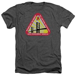 Star Trek - Mens Starfleet Academy T-Shirt In Charcoal
