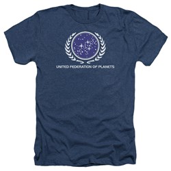 Star Trek - Mens United Federation Logo T-Shirt In Navy