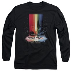 Star Trek - Mens Motion Picture Poster Long Sleeve Shirt In Black