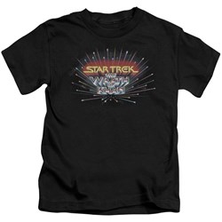Star Trek - St / Khan Logo Little Boys T-Shirt In Black