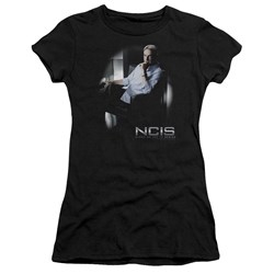 Cbs - Ncis / Gibbs Ponders Juniors T-Shirt In Black