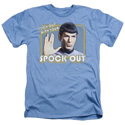 Star Trek - Mens Spock Out Heather T-Shirt