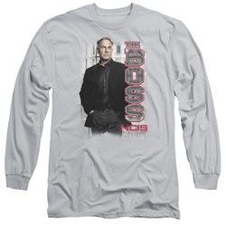 Ncis - Mens The Boss Long Sleeve Shirt In Silver
