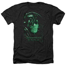 Star Trek - Mens Resistance Is Futile Heather T-Shirt