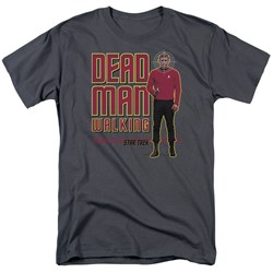 Star Trek - St / Dead Man Walking Adult T-Shirt In Charcoal