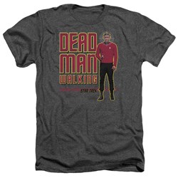 Star Trek - Mens Dead Man Walking T-Shirt In Charcoal
