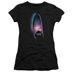 Star Trek - St: Next Gen / Generations Juniors T-Shirt In Black