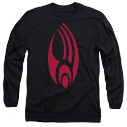 Star Trek - Mens Borg Logo Long Sleeve Shirt In Black