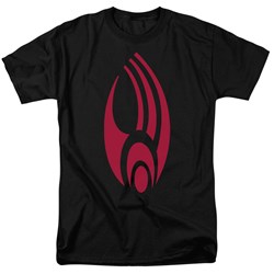 Star Trek - St: Next Gen / Borg Logo Adult T-Shirt In Black