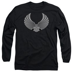 Star Trek - Mens Romulan Logo Long Sleeve Shirt In Black