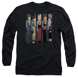 Star Trek - Mens The Captains Long Sleeve Shirt In Black