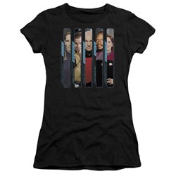 Star Trek - St / The Captains Juniors T-Shirt In Black