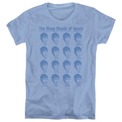 Star Trek - Womens Many Moods Of Spock T-Shirt