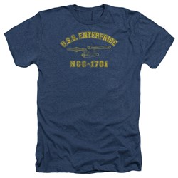 Star Trek - Mens Enterprise Athletic T-Shirt In Navy