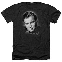 Star Trek - Mens Captain Kirk Portrait Heather T-Shirt