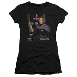Star Trek - St: Ds9 / Captain Sisko Juniors T-Shirt In Black