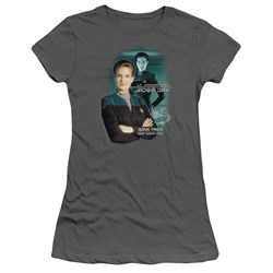 Star Trek - St: Ds9 / Jadzia Dax Juniors T-Shirt In Charcoal
