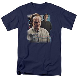 Star Trek - St: Enterprise / Doctor Phlox Adult T-Shirt In Navy