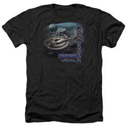 Star Trek - Mens Enterprise Nx 01 Heather T-Shirt