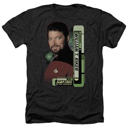 Star Trek - Mens Riker Heather T-Shirt