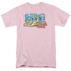 Cbs - 90210 Beach Babes Adult T-Shirt In Pink