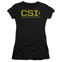 Cbs - Csi Logo Juniors T-Shirt In Black