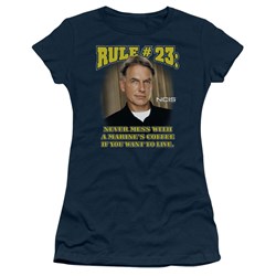 Cbs - Rule 23 Juniors T-Shirt In Navy