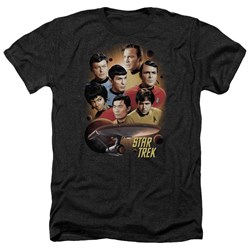 Star Trek - Mens Heart Of The Enterprise Heather T-Shirt