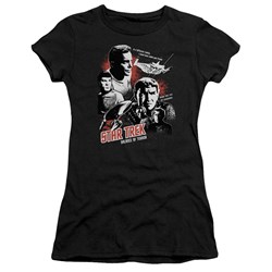 Star Trek - Balance Of Terror Juniors T-Shirt In Black