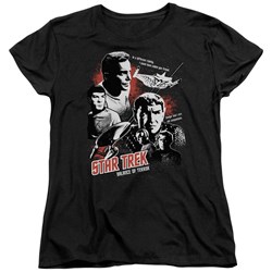 Star Trek - Balance Of Terror Womens T-Shirt In Black