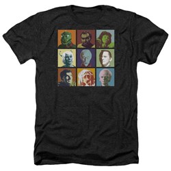Star Trek - Mens Alien Squares Heather T-Shirt