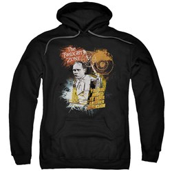 Twilight Zone - Mens Enter At Own Risk Hoodie