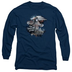 Twilight Zone - Mens Science&Superstition Long Sleeve Shirt In Navy
