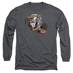 Twilight Zone - Mens The Norm Long Sleeve Shirt In Charcoal