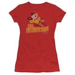 Cbs - I'M Mighty Juniors T-Shirt In Red