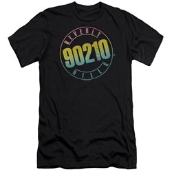 90210 - Mens Color Blend Logo Premium Slim Fit T-Shirt