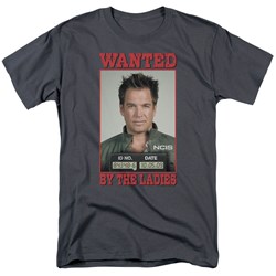 Ncis - Wanted Adult T-Shirt In Charcoal