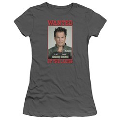 Ncis - Wanted Juniors T-Shirt In Charcoal