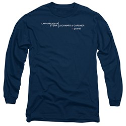 The Good Wife - Mens Law Offices Long Sleeve Shirt In Navy