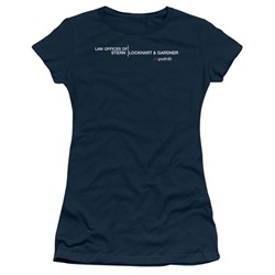 The Good Wife - Law Offices Juniors T-Shirt In Navy