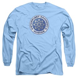 Star Trek - Mens Science Long Sleeve Shirt In Carolina Blue