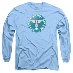 Star Trek - Mens Medical Long Sleeve Shirt In Carolina Blue